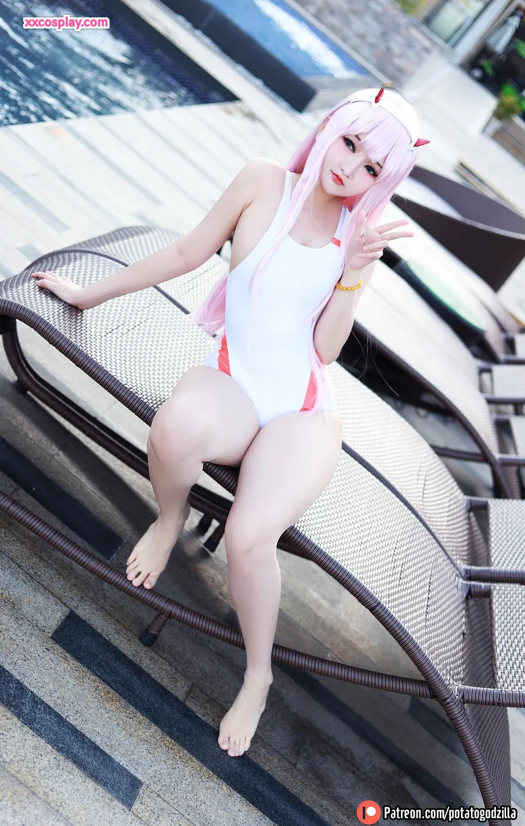Potato Godzilla: Zero Two Swimsuit
